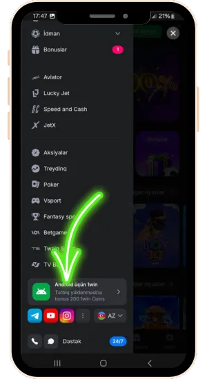 Click android