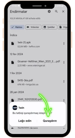 Install app